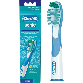 Náhradní hlavice k elektrickému kartáčku Braun Oral-B Sonic Complete SR 18-4 náhradní kartáčky 4ks