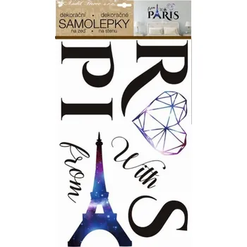 Samolepící dekorace Samolepky na zeď - Paris - 10284