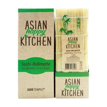 Kuchyňské prkénko Jade Temple bambusová rohožka na sushi 24x24cm