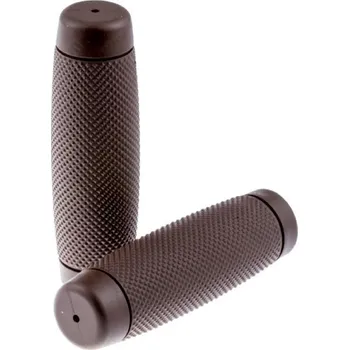 Highway Hawk Highway Hawk H45-1209 Gripy Diamond Cut 22mm bez lanek hnědá 2ks