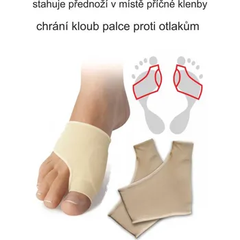 Vložka do bot SVORTO Gelová bandáž hallux valgus 136 vel.uni, --- - uni