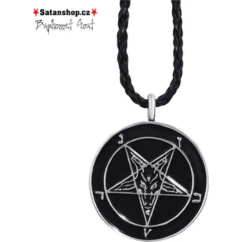 Náhrdelník Náhrdelník - Baphomet Goat - Black Coin