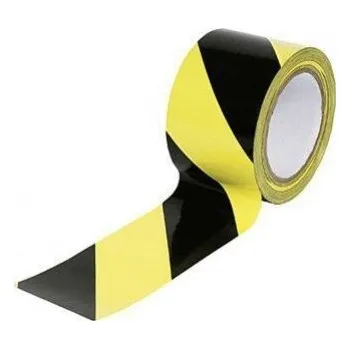 Lepicí páska Výstražná lepicí páska - 50 mm x 66 m - žluto-černá
