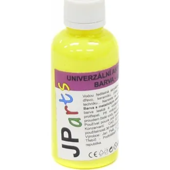 Vodová barva Univerzální barva metalická - žlutá - 50 g - 7627 UM62