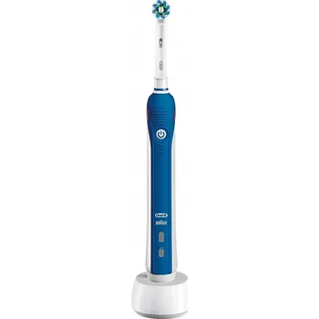Oral-B Pro 2000 modrý Elektrický zubní kartáček Oral-B Pro 2000 modrý