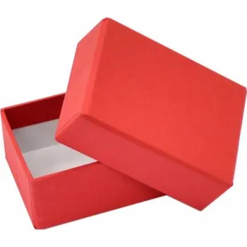 Dárková krabička Dárková krabička B0 - červená - 7,5 x 5,5 x 3,5 cm