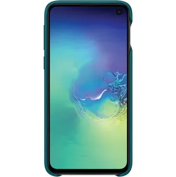 Pouzdro na mobilní telefon Samsung Leather Cover pro Galaxy S10e zelené