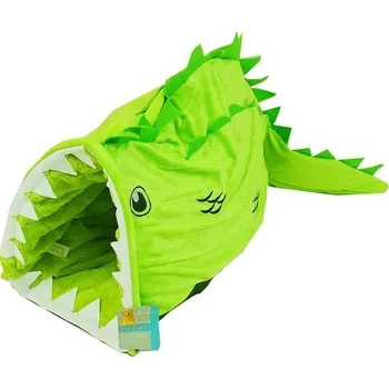 Pelíšek pro psa Kukaň pro psy ve tvaru krokodýla - 88x33x27 cm (Velice netradiční a veselá kukaň pro psy ve tvaru krokodýla. Pokud máte rádi výrazné barvy a motivy, pak je tato kukaň něco pro vás. Je zajímavých a zábavným doplňkem každého interiéru.)