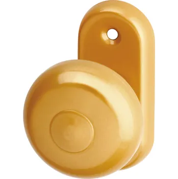Dveřní kování Koule lak na OV rozetě zlatá (Koule lak na OV rozetě zlatá)