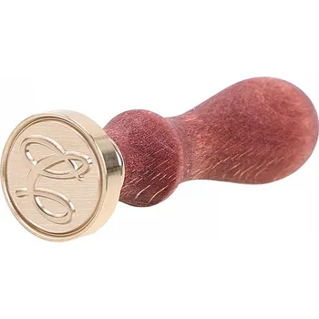 Sběratelství Pečetní razítko do vosku s písmeny abecedy - ručně psané C