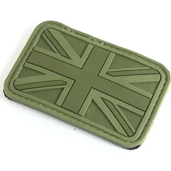 Nášivka EmersonGear PVC 3D nášivka "vlajka UK" - zelená (OD)