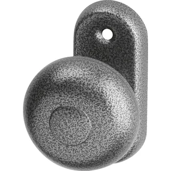 Dveřní kování Koule lak na OV rozetě patina (Koule lak na OV rozetě patina)