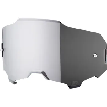 Motocyklové brýle Náhradní sklo pro motokrosové brýle 100% ARMEGA / 100% ARMATIC zrcadlově stříbrné