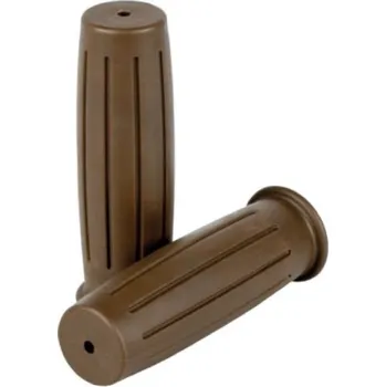 Highway Hawk Gripy VINTAGE 22mm bez uchycení lanek, hnědá (2ks)