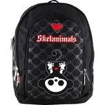 Skelanimals motiv lebky a srdce černý