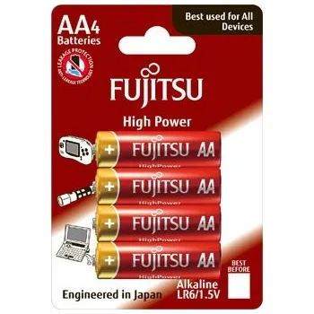 Článková baterie Fujitsu High Power alkalická baterie LR06/AA, blistr 4ks