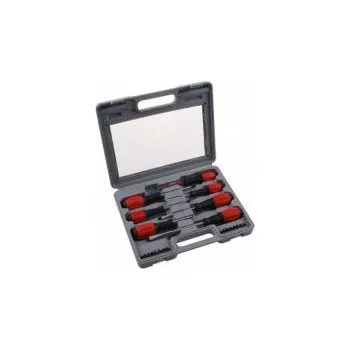 Šroubovák sada šroubováků a bitů 21ks ,ploché a křížové šroubováků v kufříku s b
