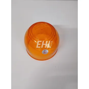 Sklo světlometu Kryt světla MEGALUX, oranž. LA80211