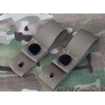 EmersonGear Upevňovací pásky na brýle pro helmy MICH - pískové (TAN)