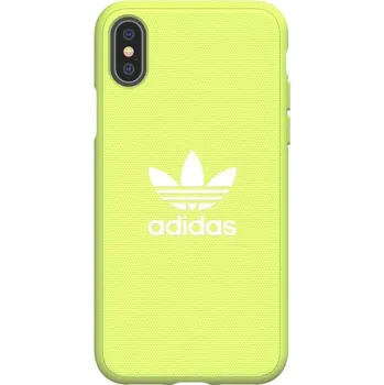 Pouzdro na mobilní telefon Adidas Originals Moulded Canvas pro Apple iPhone X/XS limetkové