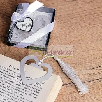 Žertovný předmět Záložka do knížky FOR YOU - SRDCE z lásky