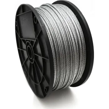 Lano Ocelové lano DIN3052/1x7/1,0mm