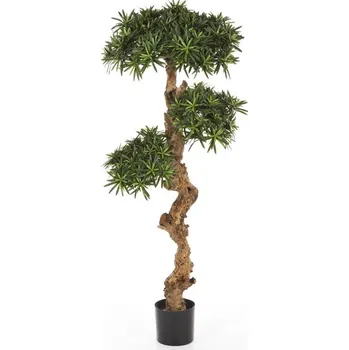umělá květina Luxusní umělý strom PODOCARPUS, 120 cm