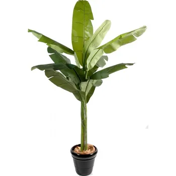 umělá květina Luxusní umělá palma BANÁNOVNÍK, 140cm