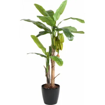 umělá květina Luxusní umělá palma BANÁNOVNÍK s plody, 180cm