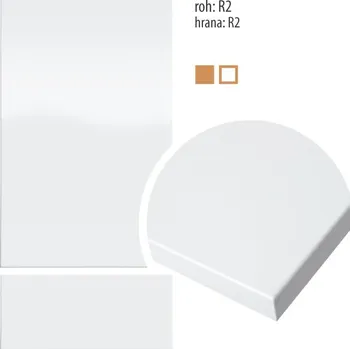 Kuchyňská skříňka SD Lakovaná dvířka bílá mat, frézovaná úchytka