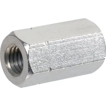 Matice Matice šestihranná spojovací prodlužovací DIN6334 M10x30 - 20ks