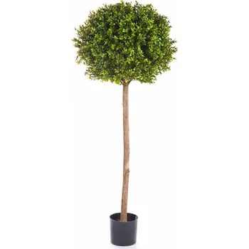 umělá květina Luxusní umělý strom BUKSUS KOULE STROM, 140 cm