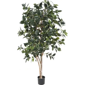 umělá květina Luxusní umělý kvetoucí strom Camelia JAPONICA bílá, 140cm