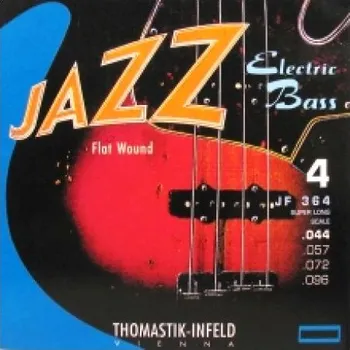 Struna pro kytaru a smyčcový nástroj Thomastik JAZZ FLAT WOUND JF364 - Struny na baskytaru - sada