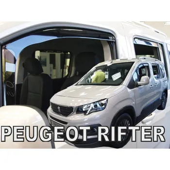 Auto-moto Protiprůvanové plexi, ofuky skel - Peugeot Rifter 18- (+zadní)