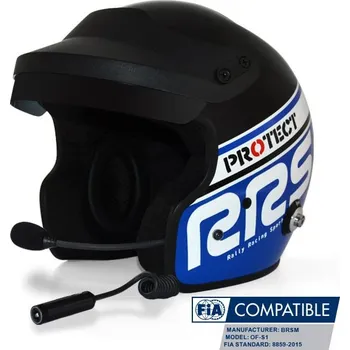 Helma na motorku RRS Přilba Colour Jet COMM Modrá M