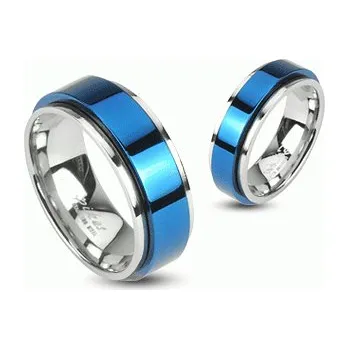 Prsten Steel Edge Ocelový prsten Spikes 1657 velikost: 68