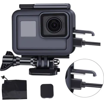 Montážní rámeček na GoPro 5, 6, 7 a Hero s otvorem pro nabíjení