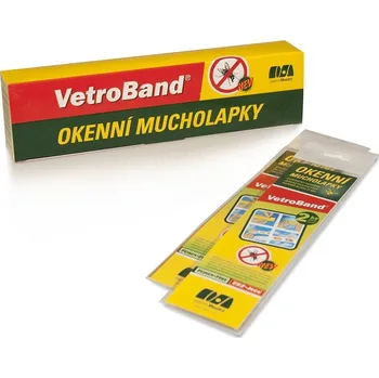 Papírna Moudrý Vetro Band okenní mucholapky 2 ks