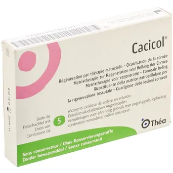 Oční kapky Cacicol 5 x 0,33 ml