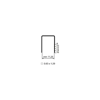 Průmyslová sponka Spony pro sešívání kartonu 342/12 ZN