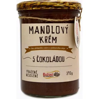 Božské oříšky Mandlový krém s čokoládou 390 g