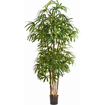 umělá květina Luxusní umělá palma NATURAL RAPHIS PALMA, 230 cm