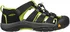 Chlapecké sandály KEEN Newport H2 K black/lime green