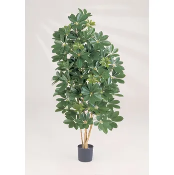 umělá květina Luxusní umělý strom NATURAL SCHEFFLERA, 110 cm