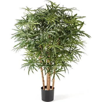 umělá květina Luxusní umělý strom ARALIA KEŘ, 115 cm