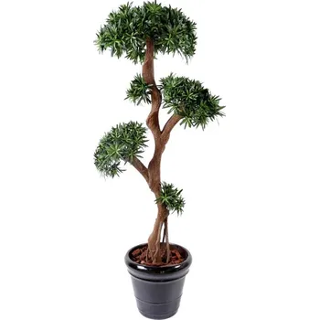 umělá květina Luxusní umělý strom PODOCARPUS, 165cm