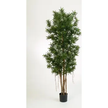 umělá květina Luxusní umělý strom PODOCARPUS REFLEXA, 150 cm