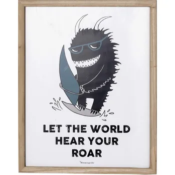 Rám na obraz Dřevěný rám s dětským motivem