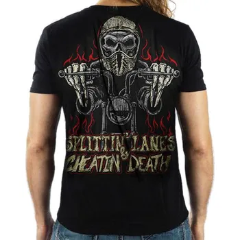 Pánské tričko tričko hardcore pánské - VINTAGE VELOCITY SPLITTIN LANES - LETHAL THREAT - VV40149 - M